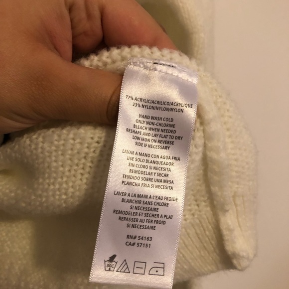 White knit Calvin Klein sweater - Picture 5 of 6